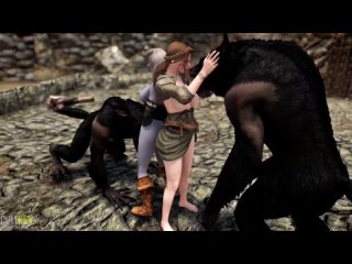 werewolves vs busty elves monster with a big dick 3d porn cartoon - xvideoscom